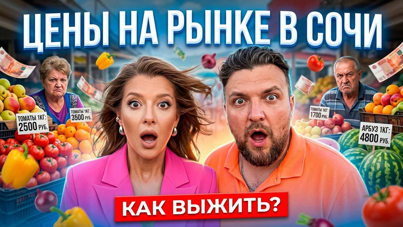 СОЧИ 2026 - ЦЕНЫ НА РЫНКЕ! Как мы выживаем? #сочи #всёосочи