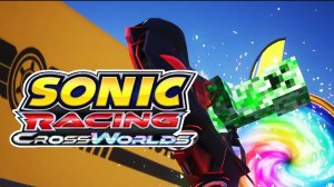 Крипер Minecraft и Омега. Гонка 1. Sonic Racing CrossWorlds. Кристальная шахта. Тыквенный гран-при
