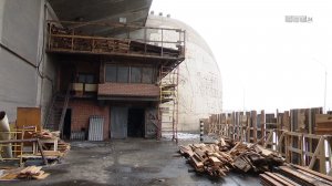 На Братской ГЭС начали демонтаж бывшего поста ГАИ