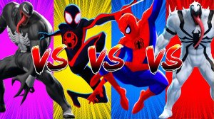 ЧЕЛОВЕК ПАУК ЧЕРНЫЙ ЧЕЛОВЕК ПАУК ВЕНОМ АНТИ-ВЕНОМ ТАНЦУЮТ