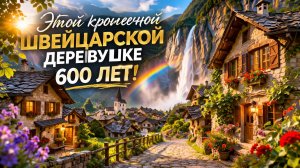 Этой крошечной швейцарской деревушке 600 лет… И люди до сих пор здесь живут.