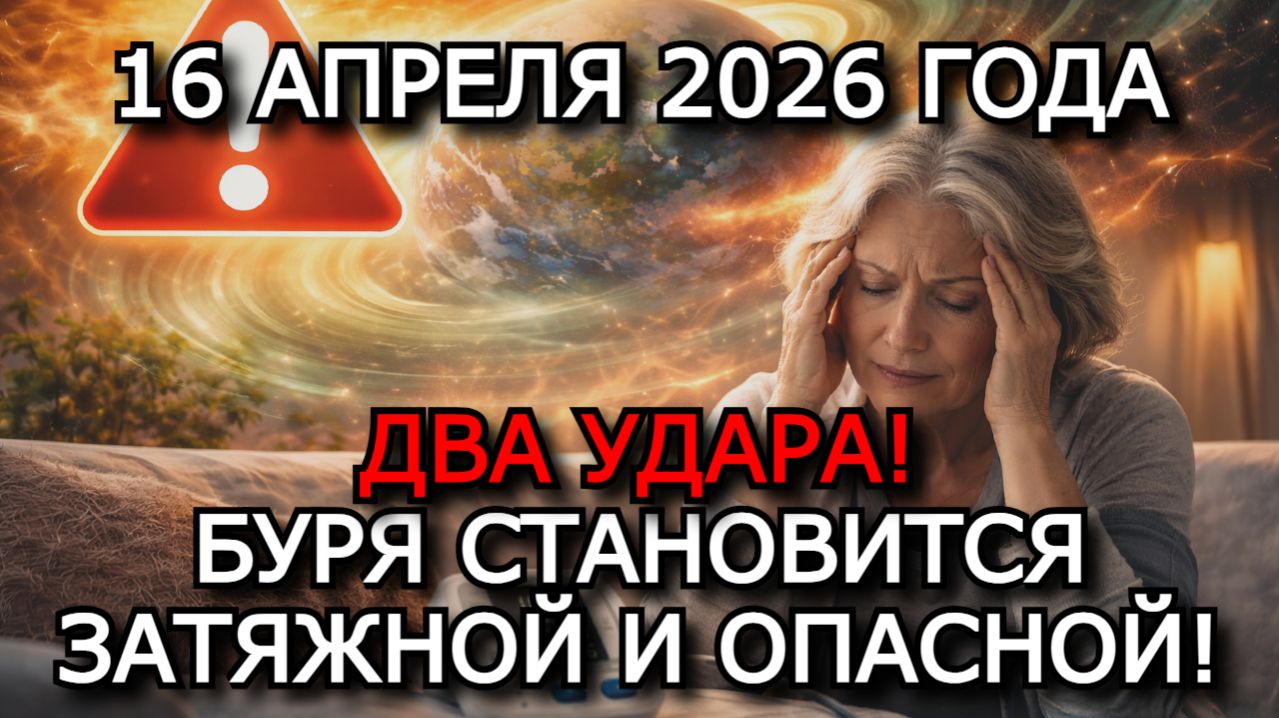 МАГНИТНЫЕ БУРИ 16 АПРЕЛЯ 2026 — ШТОРМ G3–G4, K-ИНДЕКС 7–9, УДАР ДВУХ CME