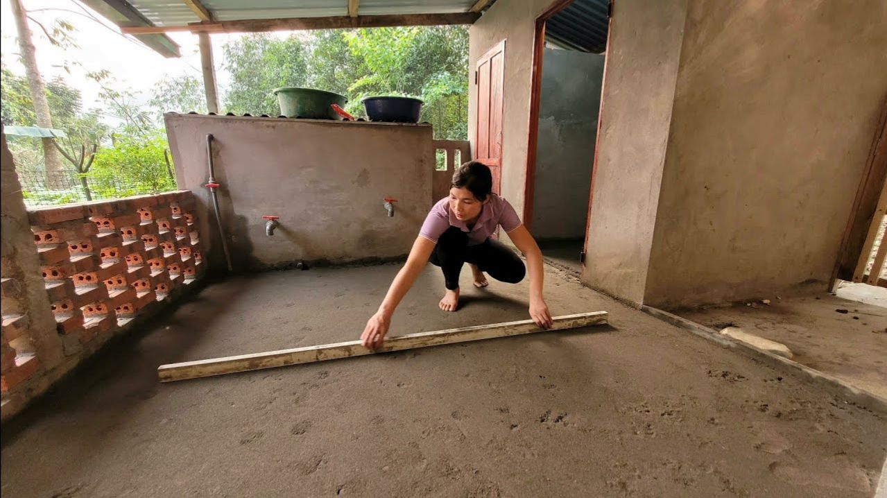 Как выровнять поверхность пола перед укладкой плитки в ванной и туалете.