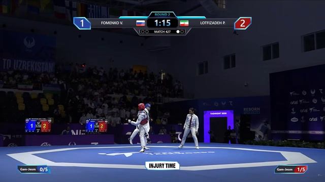 Фоменко vs Лотфизадэх (Иран) Первенства Мира среди юниоров в Ташкенте 2026