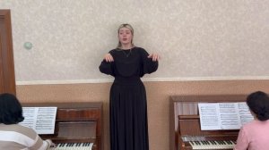 С. Танеев,  ст.  А. Фета, переложение для хора И. Лицвенко "В дымке-невидимке"