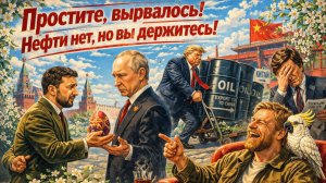 "Простите, вырвалось" №383 | Про Пасхальное перемирие, Трампа и его просранную нефть