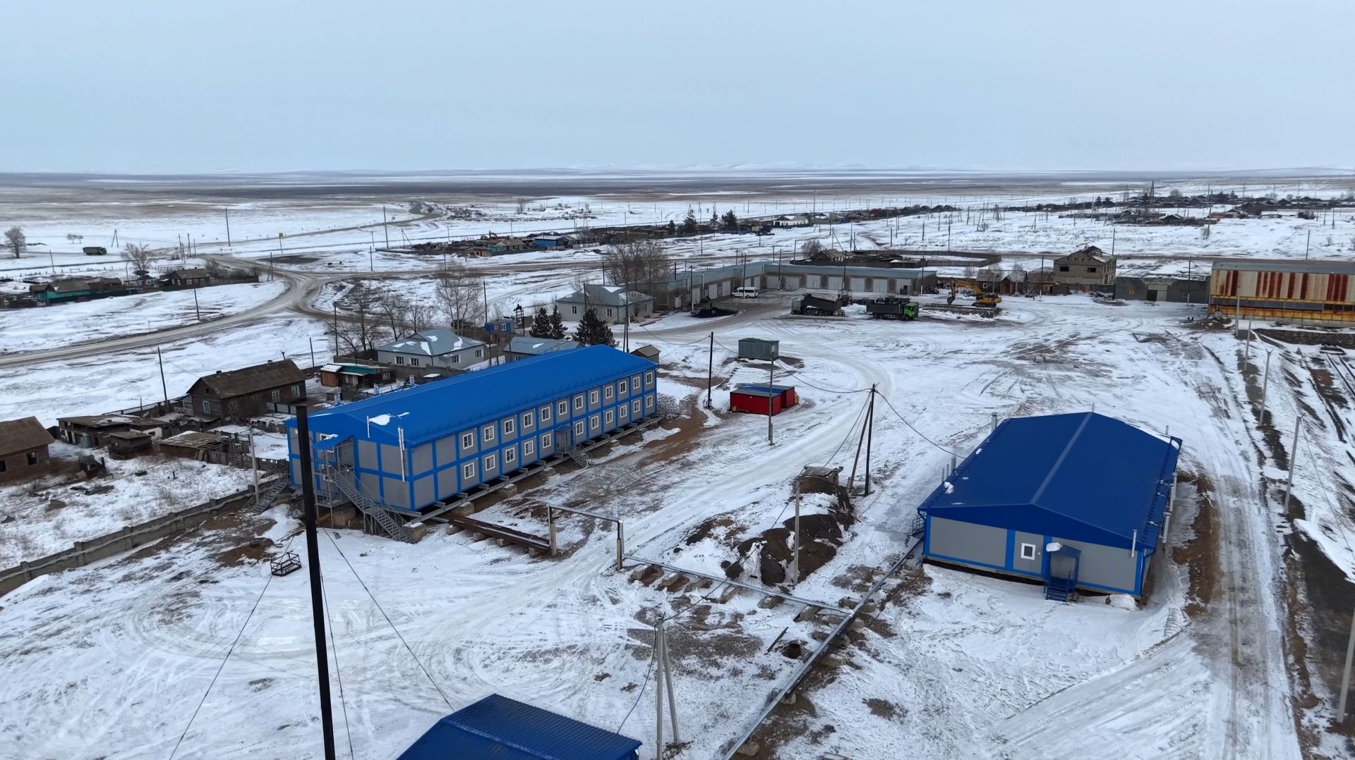 Модульное строительство в Забайкальском крае — столовая и двухэтажное общежитие