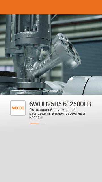 6WHU25B5 6'' 2500LB Пятиходовой плунжерный распределительно-поворотный клапан-MECCO