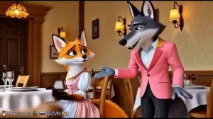 Лиса отдыхает от неудач с сыром и виноградом. (Опус ИИ)