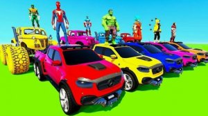 Мультики про супер Героев. Человек паук. Гонки супер героев.