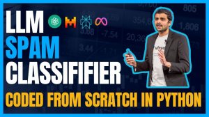 36) Coding a fine-tuned LLM spam classification model From Scratch