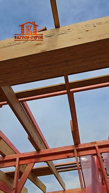 ЛВЛ брус / Используется в виде поддерживающей матицы