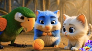 МУЛЬТИК ДЛЯ ДЕТЕЙ ПРО ЛЕСНЫХ ЗВЕРЕЙ🐭🐈🦜. ЛЕСНЫЕ ДРУЗЬЯ ПРОТИВ ХИТРОЙ ЛИСЫ🦊. МУЛЬТФИЛЬМЫ ДЛЯ ДЕТЕЙ