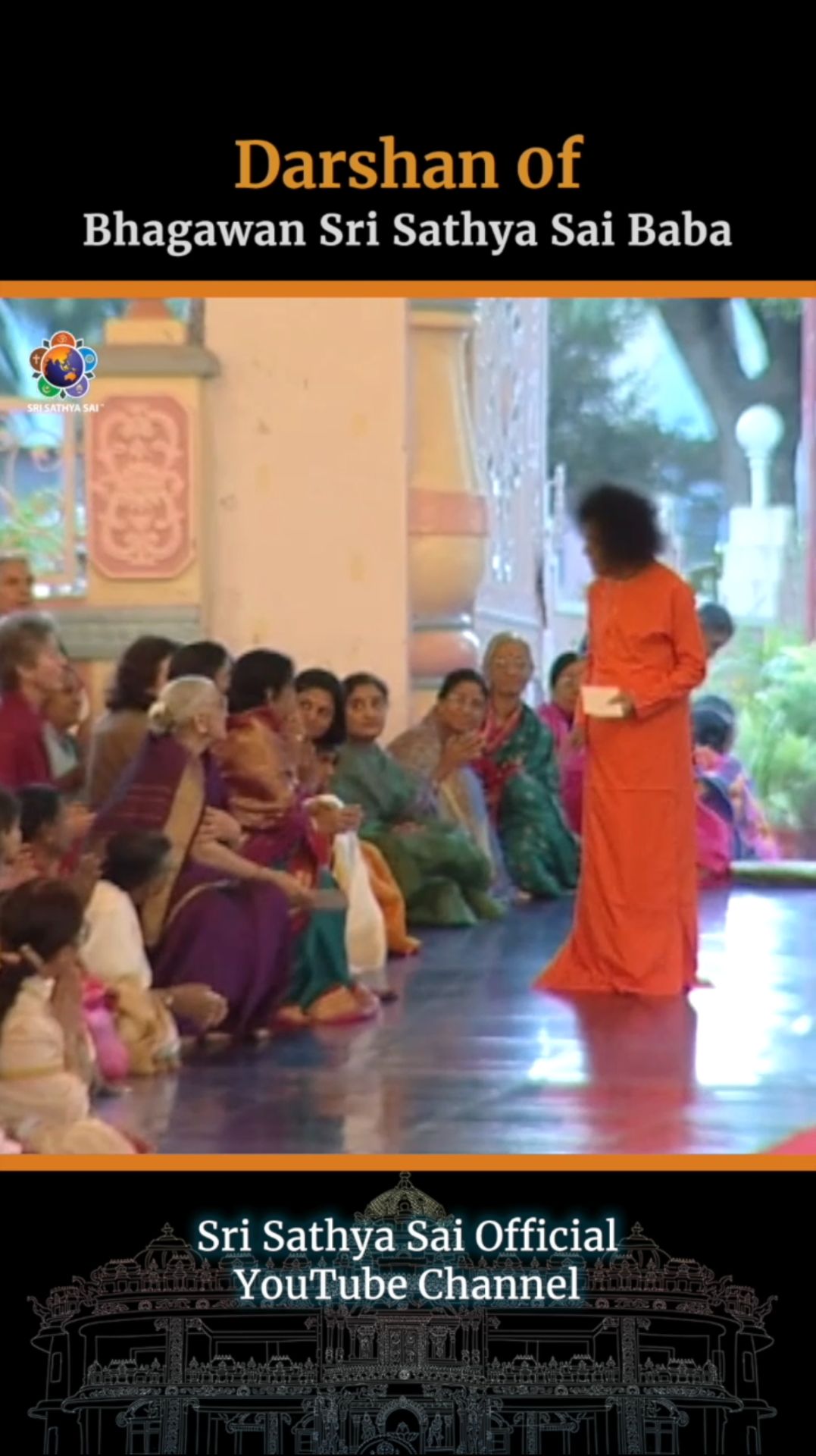 Божественный Даршан Шри Сатья Саи 🙏