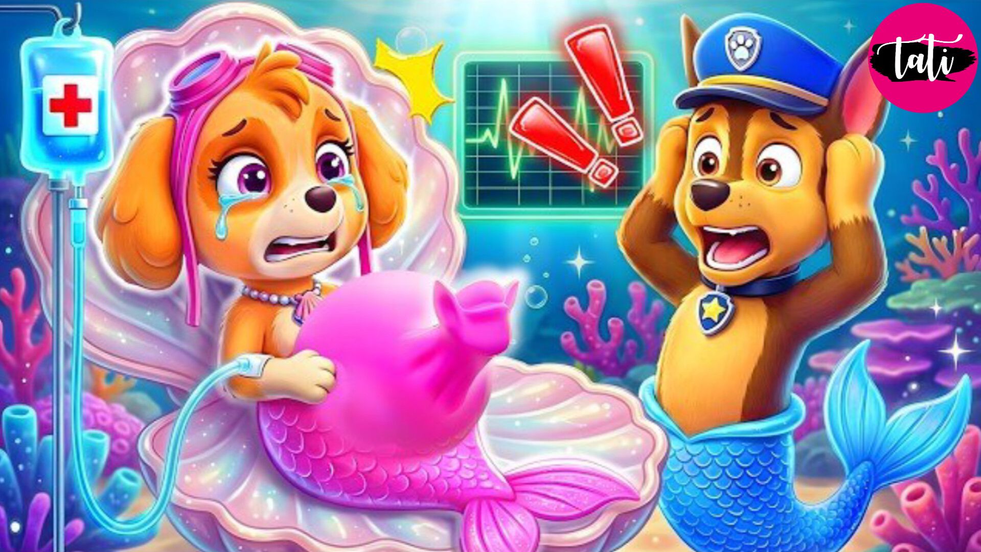 Щенячий патруль и Маршалл. Залипательное видео. Мультфильм для детей и малышей. Анимация 393