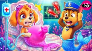 Щенячий патруль и Маршалл. Залипательное видео. Мультфильм для детей и малышей. Анимация 393