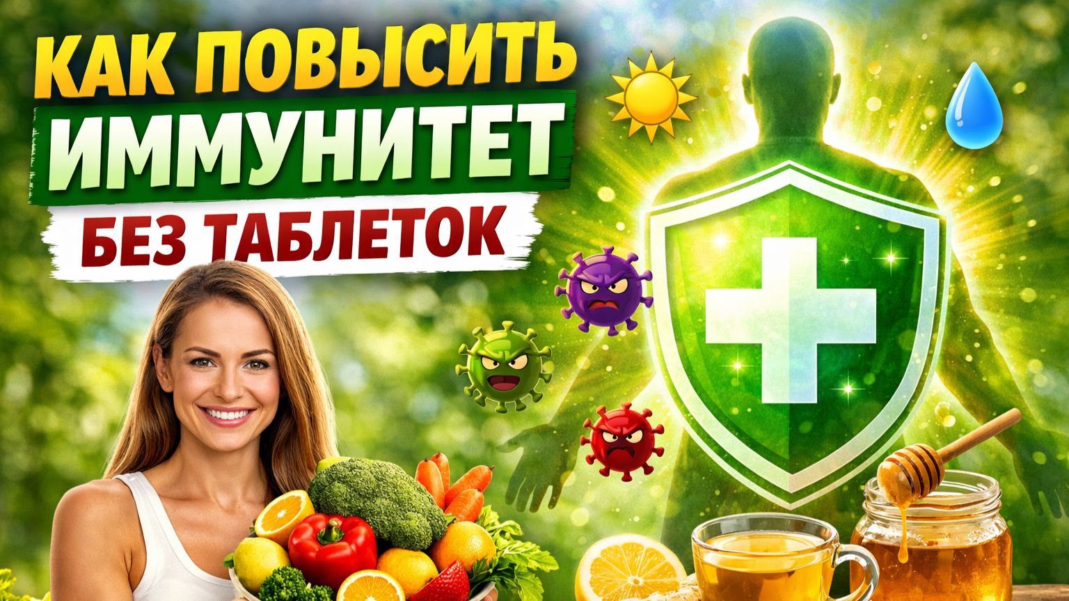 Как повысить иммунитет без таблеток