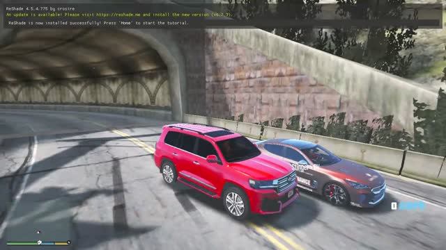 TOYOTA LAND CRUISER 200 против Kia Stinger GT в гонке на новой трассе в гта 5 Gold Valley Run