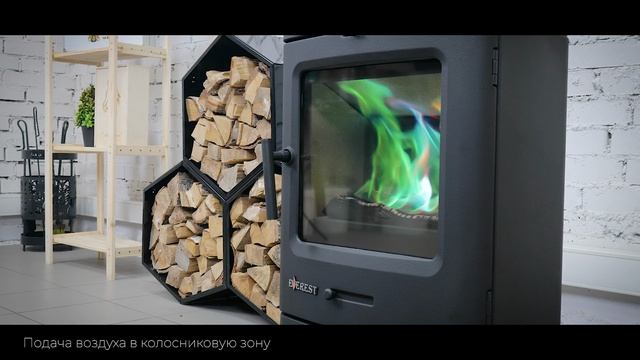 Чугунные печи-камины Everest B7, B7K, B7M