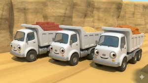 Песенка про Грузовичок! Мультик про Грузовичок! Грузовичок Вж-жух!