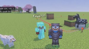 Minecraft с комментариями, Элвис и Волчонок 🐺 опять отжигают,построили американские горки 🎢