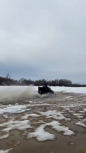 Снегоход тайга катаемся в ➕ 15 градусов.