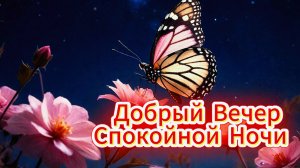 Добрый вечер и спокойной ночи: открытки и пожелания доброго вечера | Домохозяйка Ната