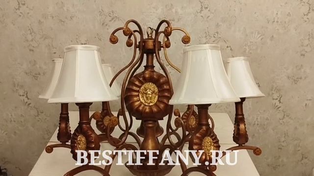 Люстра на 6 плафонов Версаче
