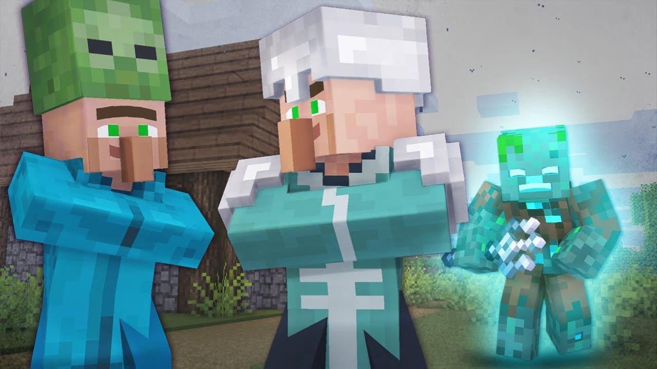 Деревня Жителей в Опасности - Майнкрафт Мультики