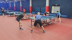 Хливнюк/Филатов (415,400) - Драк/Федосеева (432,366) 06.04 Парный турнир настольный теннис ТТМаршал