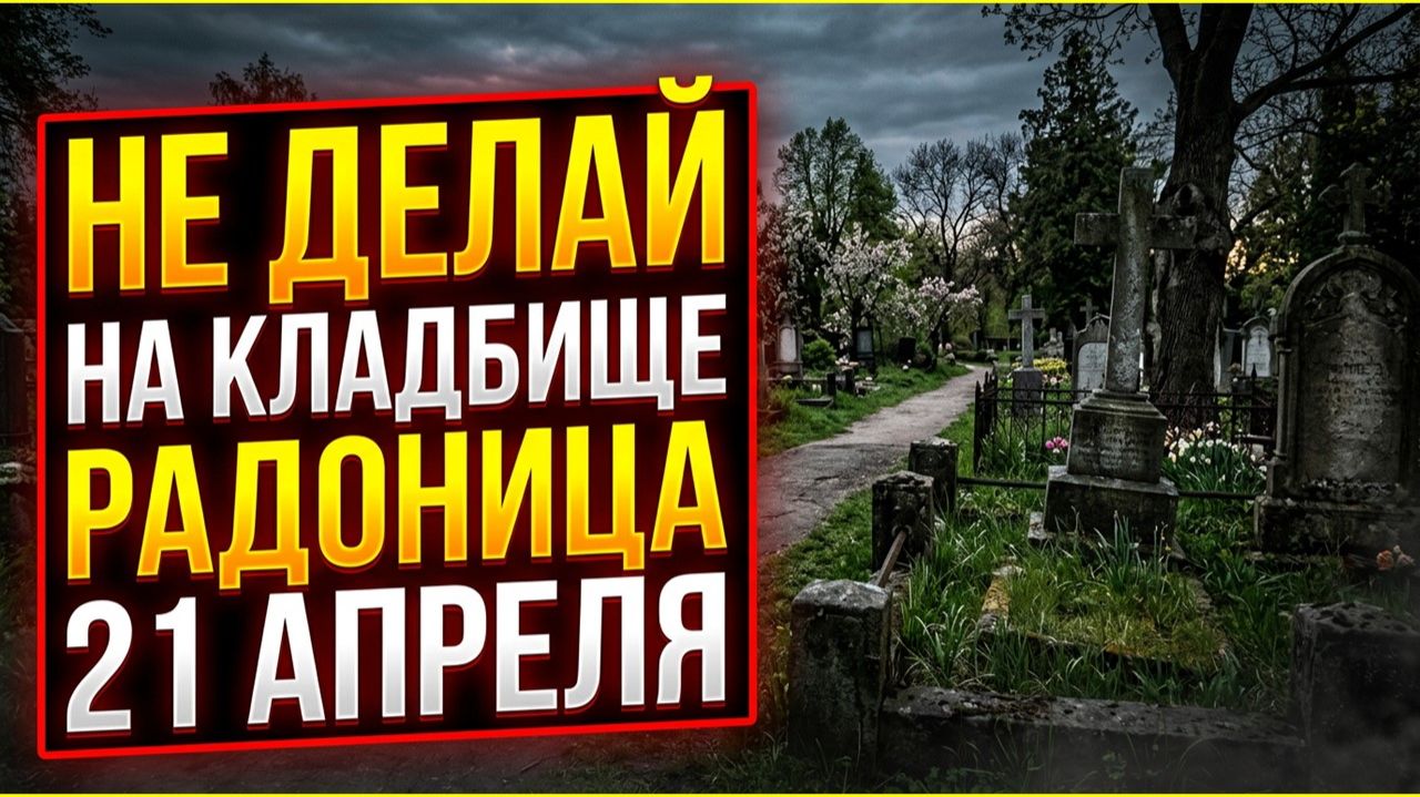 Как правильно почтить ушедших в Радоницу. Что нельзя нести на кладбище 21 апреля. Приметы