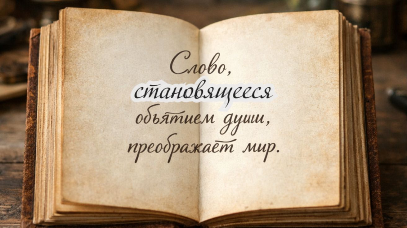 Сила слова: объятия души!