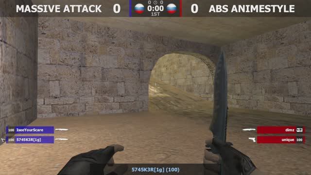 ABS ANIMESTYLE -vs- MASSIVE ATTACK | Полуфинал верхней сетки | ABSOLUTE CUP 2x2 | @kn1feTV