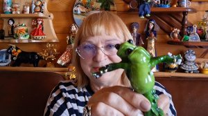 Ну что друзья,поквакаем?Мои новые лягушки!Подарок от Наташеньки!