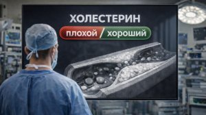 ХОЛЕСТЕРИН. ПЛОХОЙ ХОРОШИЙ