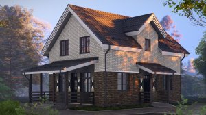 Прогулка по газобетонному дому "Жемчужина".