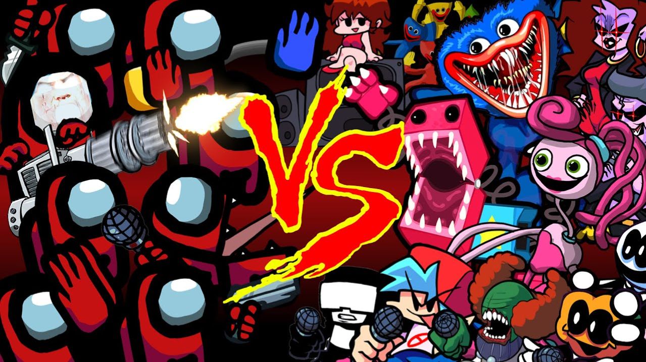 Амонгус ПРОТИВ Poppy PlayTime и FNF