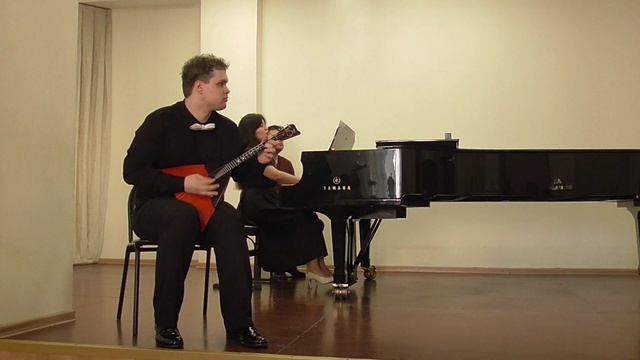 Й. Попелка - соната для балалайки и фортепиано |Айше Мамбетова