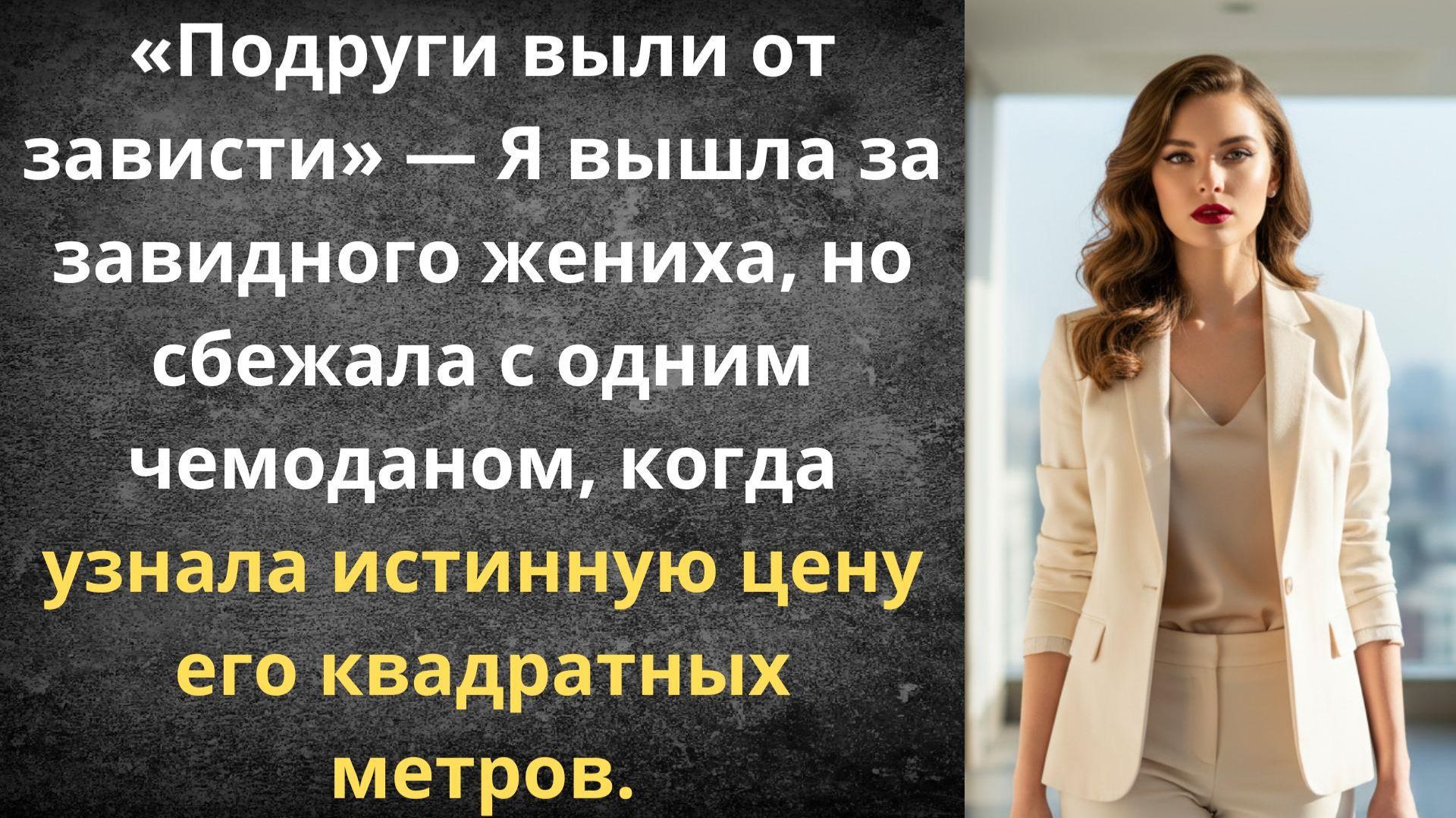 Муж выбрал квартиру, а не жену | Истории из жизни