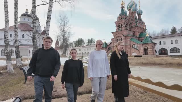 Студенты строительного колледжа на Сольбе