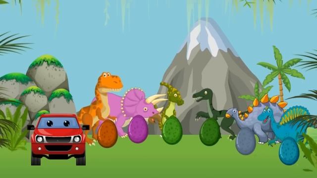 Дино - Динозавры. Веселые мультики про динозавров.