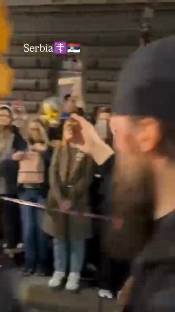 Сербия встретила Пасху так.