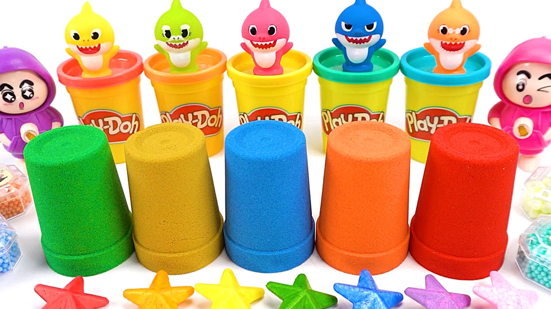 Мультики для детей. Кинетический песок. Игры с песком. Звуки АСМР. Мультики  для малышей.