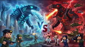 Титаническая схватка: лёд против пламени в Майнкрафт