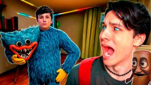 ХАГГИ ВАГГИ ПОПАЛ В ПОБЕГ ОТ БЛОГЕРА!😱 ПОППИ ПЛЕЙТАЙМ МОД🤣