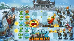 Зомби против растений 2 Gardendless Plants vs Zombies PvZ Растения против Зомби Битва прохождение