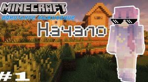 Ванильное выживание #1.  Начало развития .