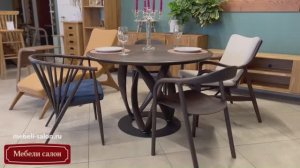 Стол обеденный из массива дуба "Wave" фабрика Стэнлес (Беларусь)