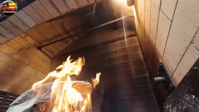 Холодный запуск мангала с Двойным зубом. Вот и посмотрим будет дымить или нет