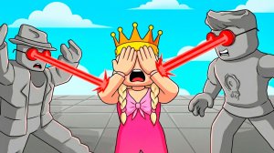 ЕСЛИ ПОСМОТРЮ ОКАМЕНЕЮ 😱 НЕ СМОТРИ НА ДРУГА, ЧТОБЫ ВЫЖИТЬ!  оглянись в роблокс